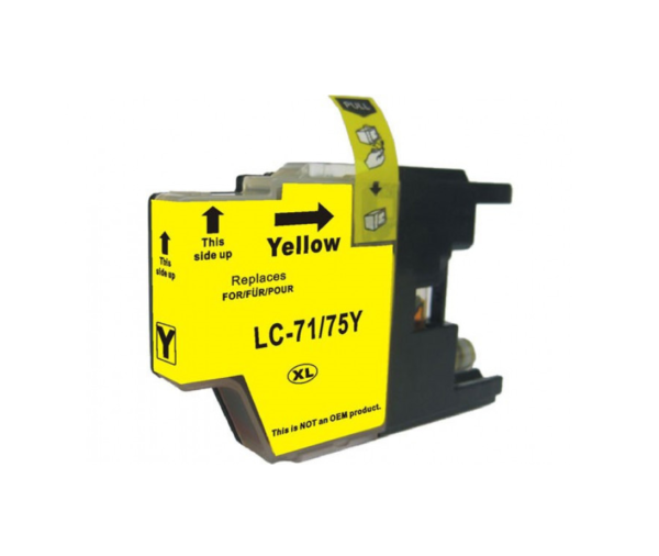 Brother LC75XL Yellow Generic Ink (LC75Y)