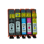 HP 178XL C/M/Y/K/PK Generic Cartridges