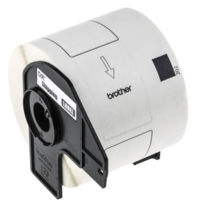 Brother DK Series Paper Tape (White/Black)