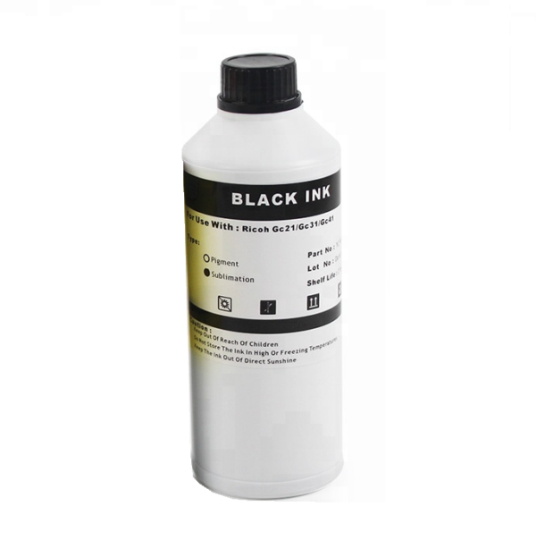 Ricoh Black Sublimation Dye Ink Bottle