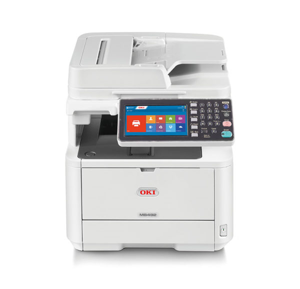 OKI MB492 A4 Mono Multifunction Refurbished Printer