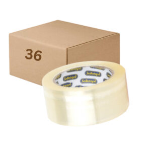 Clear Tape 48 x 100m x 40mic (Box of 36)