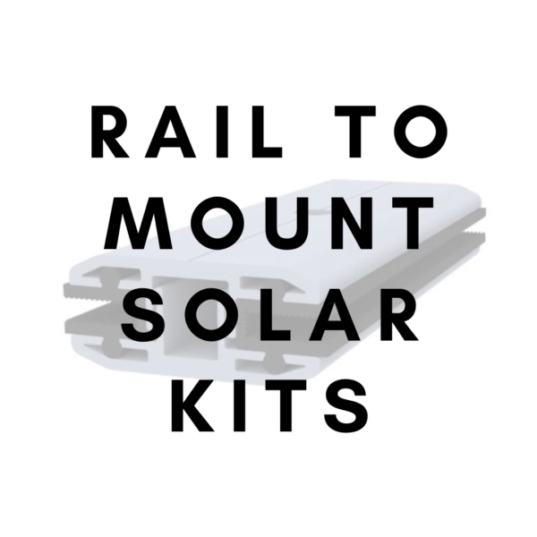 Rail to mount various Kits of 4 Solar panels - 60Cell / 72Cell