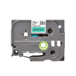 Brother TZE-741 Compatible Label Tape (Black on Green)