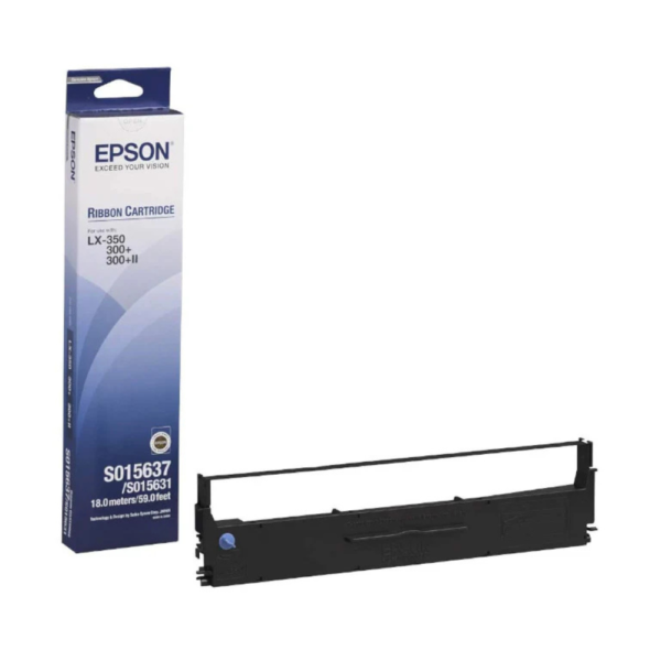 Epson S015637 Black Ribbon Cartridge